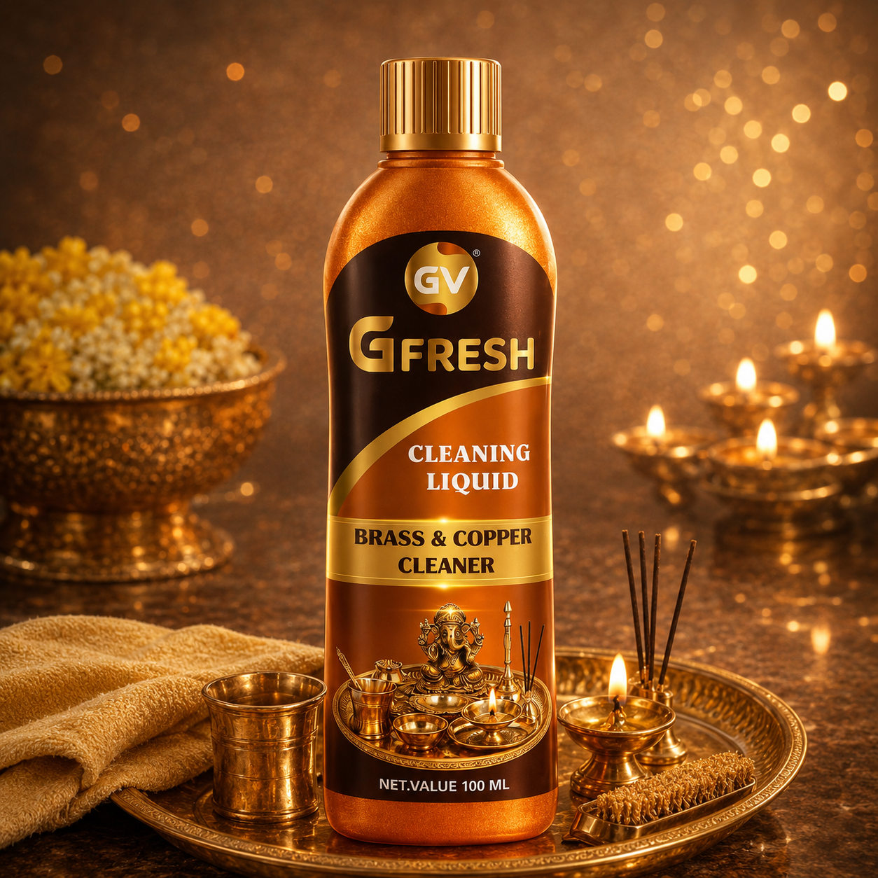 GV G Fresh Brass & Copper Cleaning Liquid