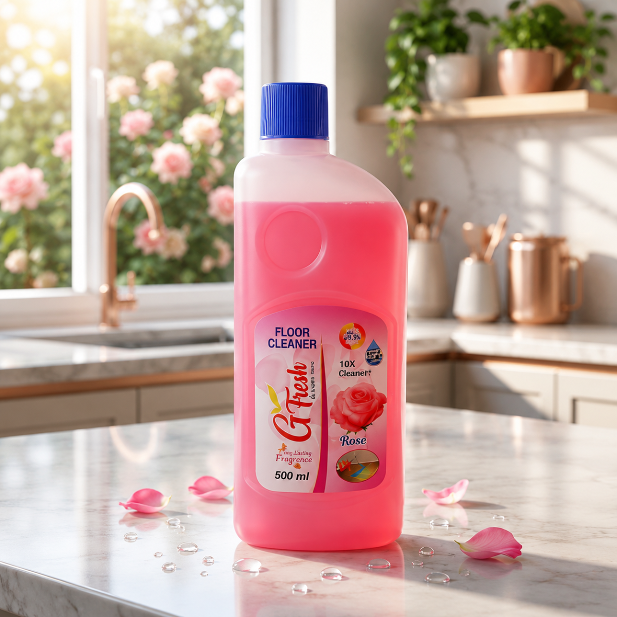 Multi-Floor Cleaner 500ml – Rose